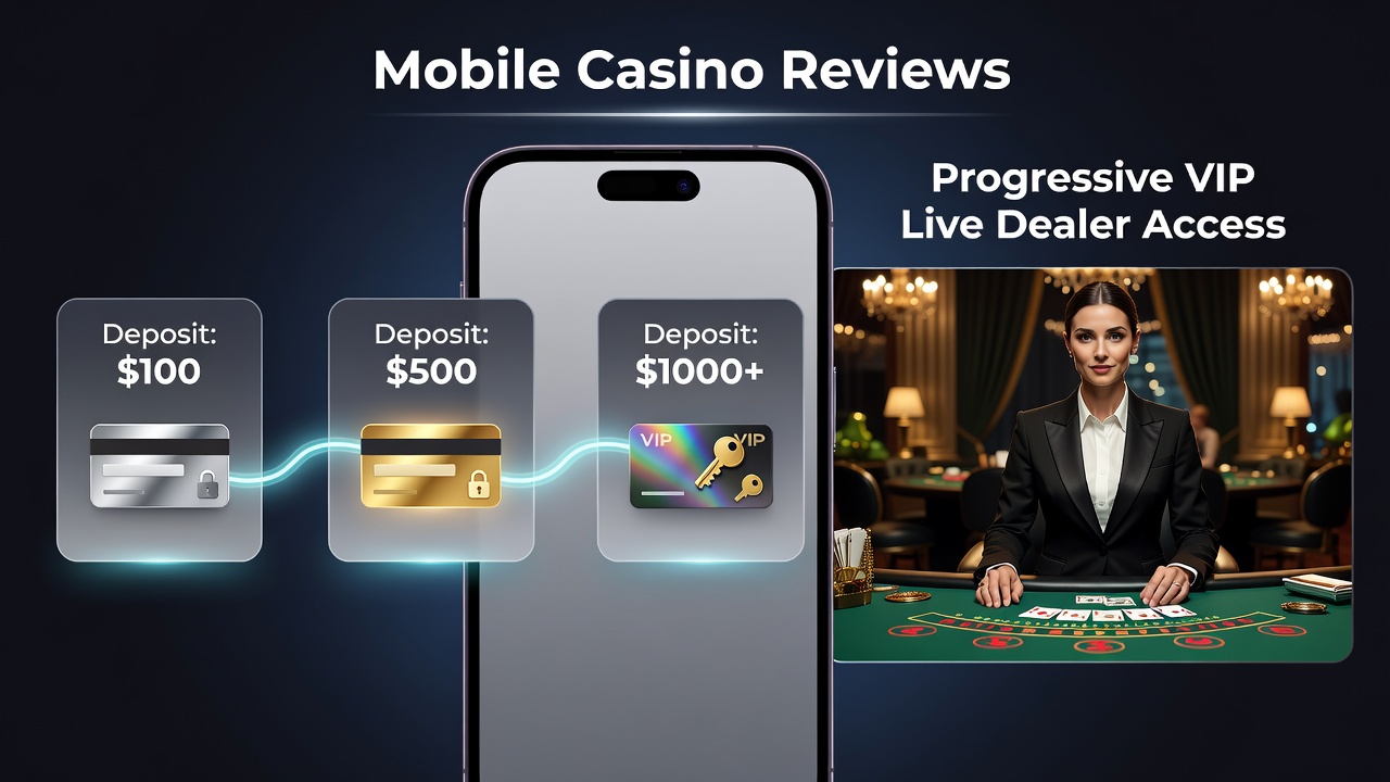 Diagramm zur Verknüpfung von Einzahlungen und VIP-Live-Dealer-Zugang