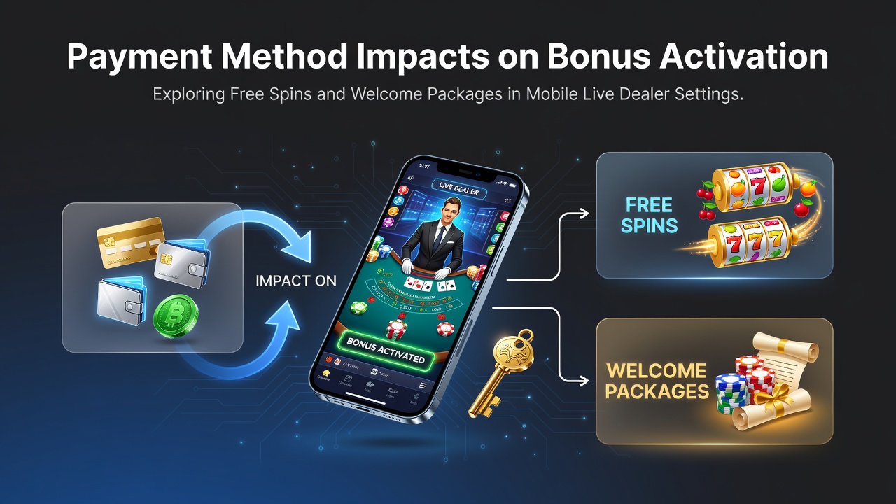 Zahlungsoptionen und Bonusaktivierung in mobilen Live-Dealer-Casinos