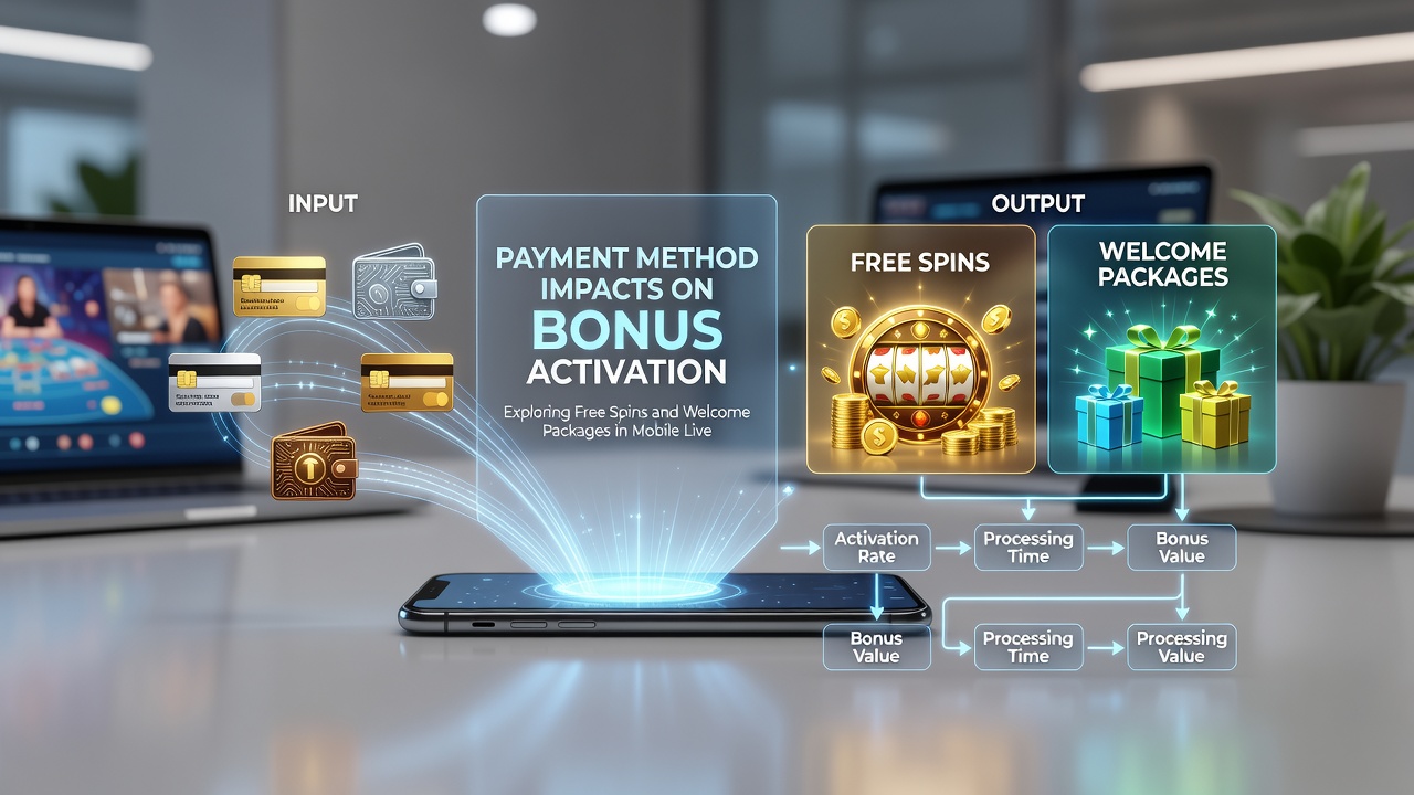 Mobile Live-Dealer-Spiele und Zahlungsmethoden Einfluss auf Boni