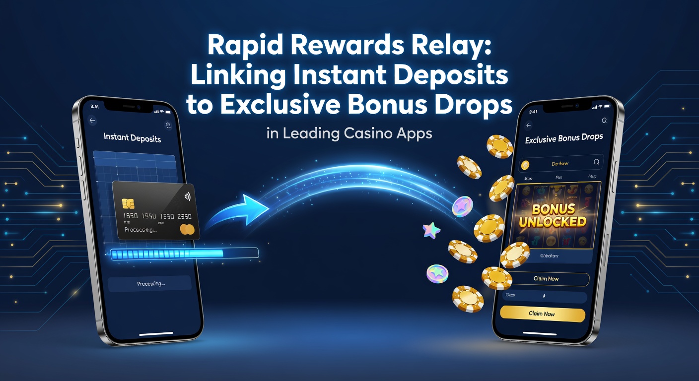 Screenshot einer Casino-App mit fallenden Bonus-Kästen nach einer Einzahlung, umgeben von Slot-Maschinen und Live-Tischen