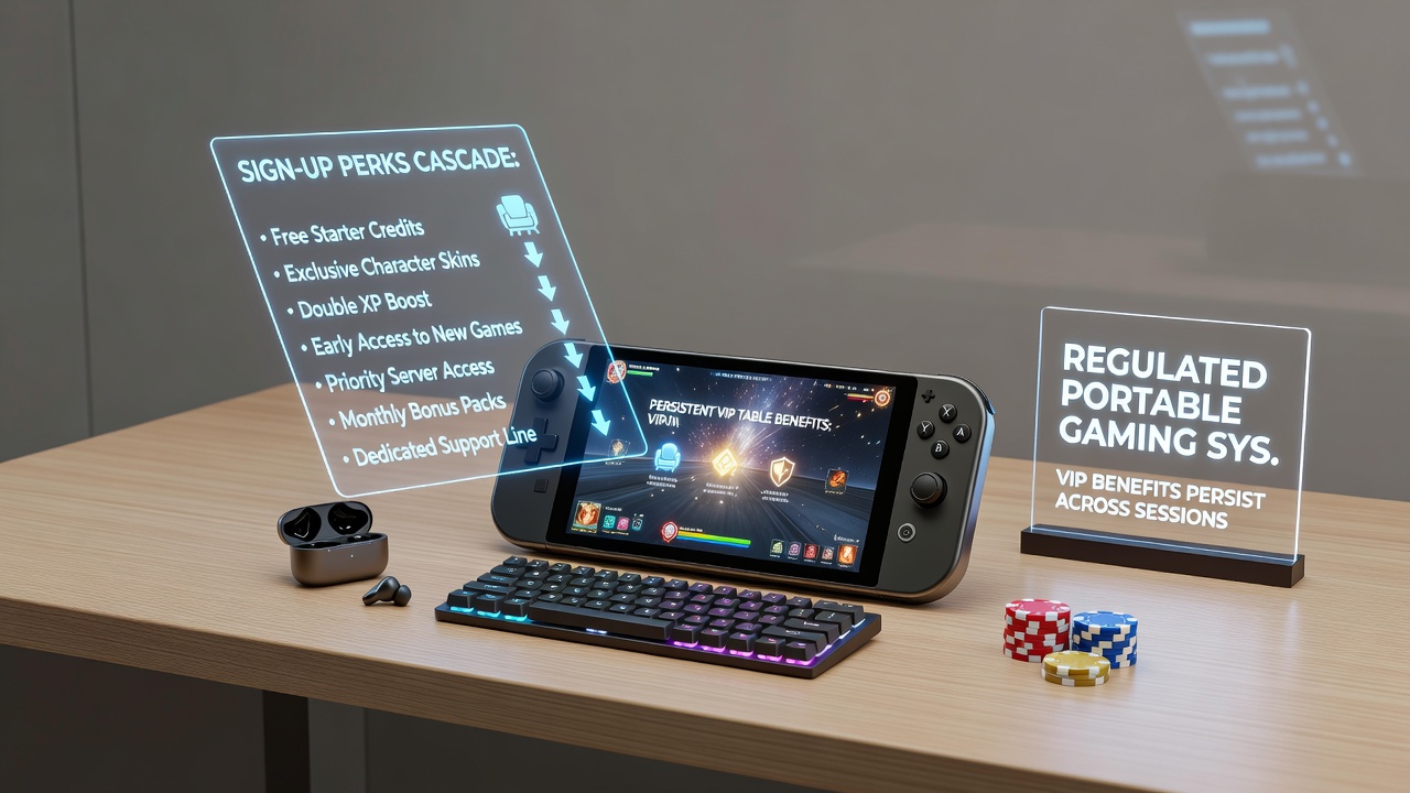 Illustration der Transaktionspfade und VIP-Aufstiege in regulierten mobilen Casinos